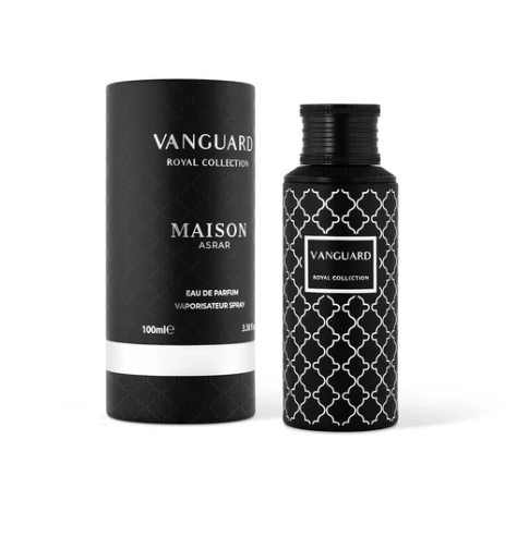 Vanguard by Maison Asrar 100ml Eau de Parfum Apple Pineapple Grapefruit pink pepper Lily ginger cardamom ambergris cashmere leather musk
