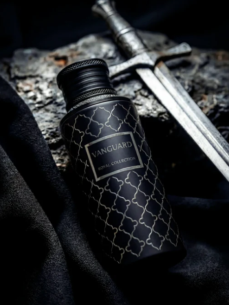 Vanguard by Maison Asrar 100ml Eau de Parfum Apple Pineapple Grapefruit pink pepper Lily ginger cardamom ambergris cashmere leather musk