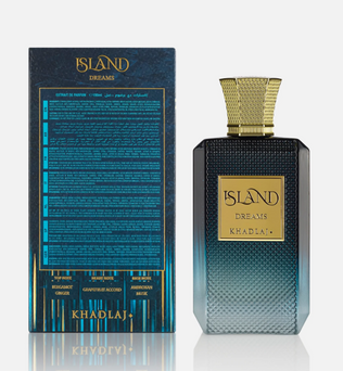 Khadlaj Island Dreams 100ml Extrait de Parfum bergamot ginger grapefruit ambroxan musk