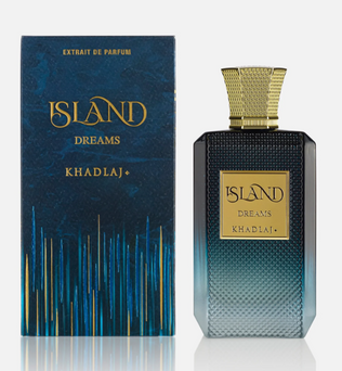 Khadlaj Island Dreams 100ml Extrait de Parfum bergamot ginger grapefruit ambroxan musk