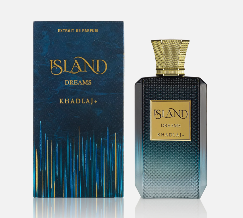 Khadlaj Island Dreams 100ml Extrait de Parfum bergamot ginger grapefruit ambroxan musk