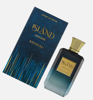 Khadlaj Island Dreams 100ml Extrait de Parfum bergamot ginger grapefruit ambroxan musk