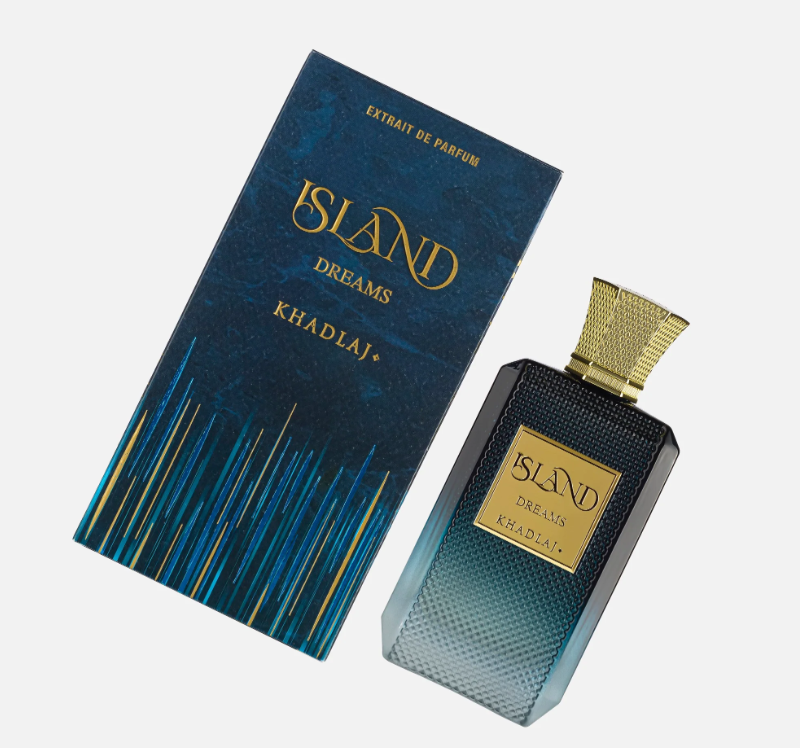 Khadlaj Island Dreams 100ml Extrait de Parfum bergamot ginger grapefruit ambroxan musk