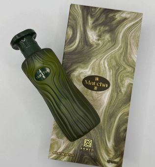 Matcha by Ahmed al Maghribi 100ml Eau de Parfum pink pepper apple rose jasmine matcha caramel patchouli amber