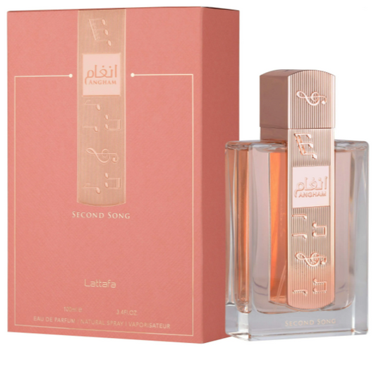 Angham Second Song 100ml Eau de Parfum Pear Orange blossom peony praline vanilla tonka ambroxan musk