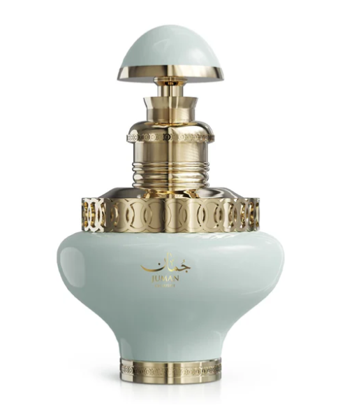 Le Falcone Niche Juman Exclusive 100ml Eau de Parfum champagne rosé litchi pink pepper peach blossom rose almond musk woody
