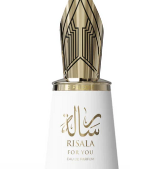 Risala For You 100m Eau de Parfum orange blossom honeysuckle neroli pinkpepper jasmin iris rose marshmallow sugar vanilla caramel musk