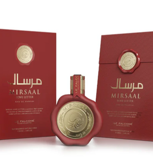 Mirsaal Love Letter 100ml Eau de Parfum Cherry almond blackcurrent plum rose jasmine lavender vanilla cinnamon sandlewood tonka vetiver