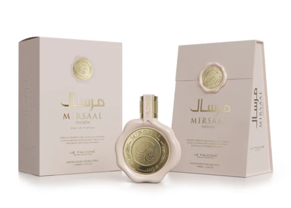 Mirsaal Passion 100ml Eau de Parfum caramel cookie dough coumarin honey vanilla white musk coconut