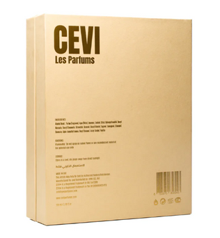 Cevi Elysian Essence 100ml Extrait de Parfum citrus grapefruit ginger woody warm amber