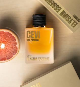 Cevi Elysian Essence 100ml Extrait de Parfum citrus grapefruit ginger woody warm amber