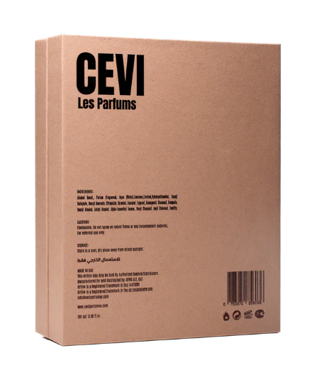 Cevi Les Parfums Ethereal Elixir 100ml Extrait de Parfum pink pepper pear nutty white floral rose creamy vanilla woody amber
