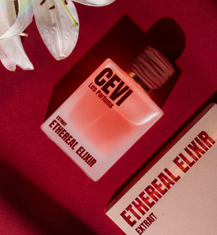 Cevi Les Parfums Ethereal Elixir 100ml Extrait de Parfum pink pepper pear nutty white floral rose creamy vanilla woody amber