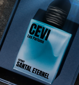 Cevi Les Parfum Santal Eternel 100ml Extrait de Parfum basil pepper aromatic patchouli powdery soft florals woods vetiver amber