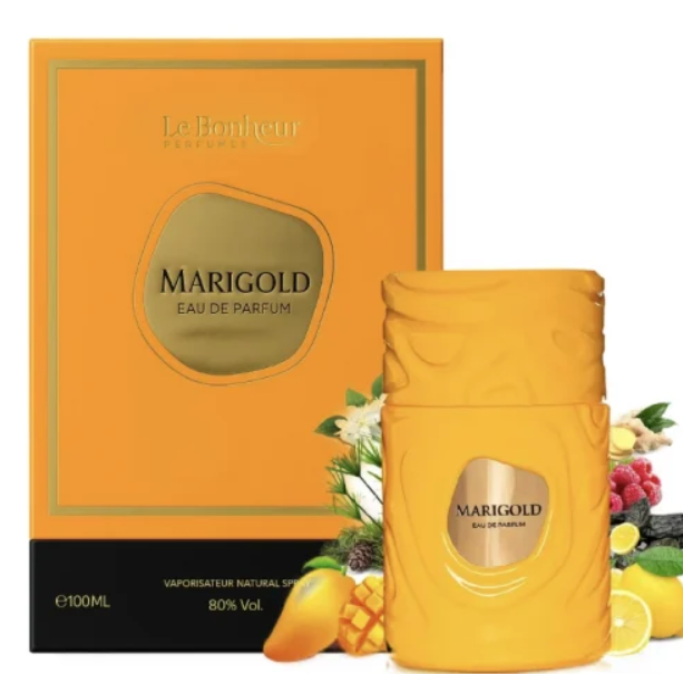 Marigold 100ml Eau de Parfum mango citrus berries coumarin jasmine cedarwood musk amber cypriol