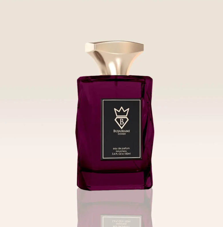 Bujairami Guava Vice 100ml Eau de Parfum guava mandarin cardamom oud rose peony sugar vanilla amber patchouli