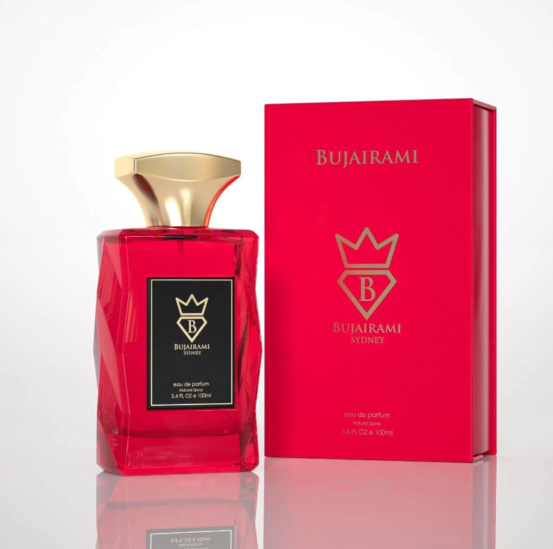 Bujairami Red Static 100ml Eau de Parfum cherry pink pepper rose red berries