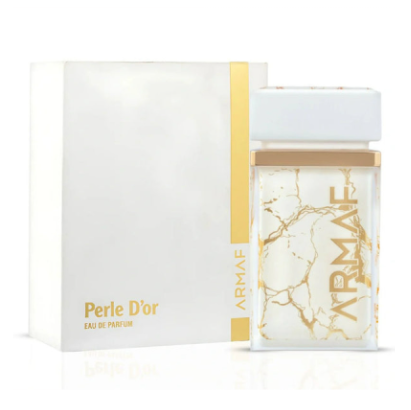 Perle D'or 75ml Eau de Parfum solar fragrance with pink pepper clarysage orange blossom coconut milk caramel aquatic note vanilla patchouli and amber