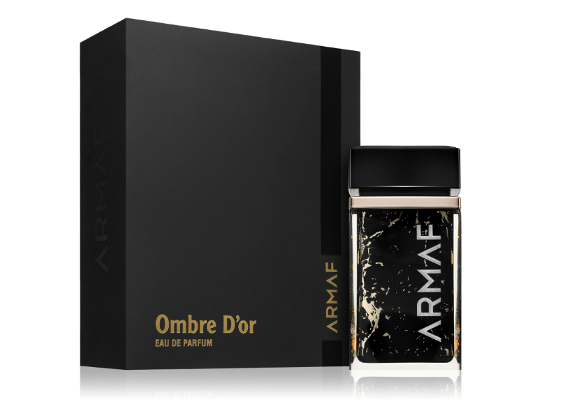 Ombre D'or 75ml Eau de parfum lime musk metallic powdery rose iris saffron leather amber woody notes