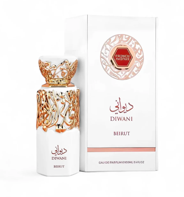 Diwani Beirut 100ml Eau de Parfum pink pepper peach lily jasmine cedarwood sandlewood musk