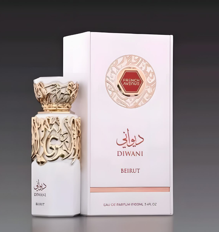Diwani Beirut 100ml Eau de Parfum pink pepper peach lily jasmine cedarwood sandlewood musk