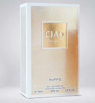 Ciao pour femme by Riiffs Parfums 100ml Eau de Parfum neroli petitgrain jasmine peony freesia marshmallow musk