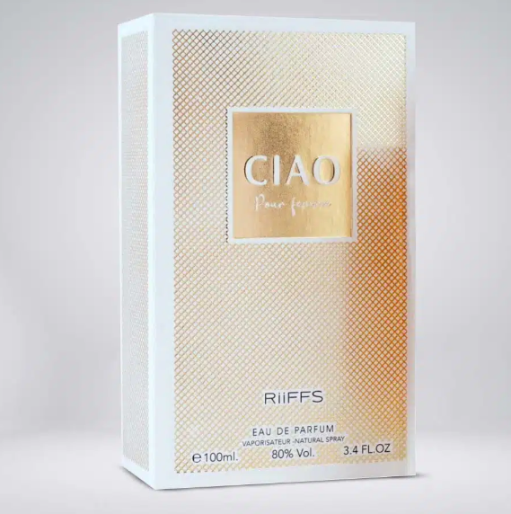 Ciao pour femme by Riiffs Parfums 100ml Eau de Parfum neroli petitgrain jasmine peony freesia marshmallow musk