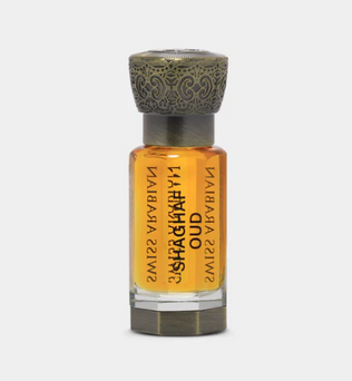 Shaghaf Oud 12ml concentrated perfume oil gourmand vanilla oud with saffron praline and rose