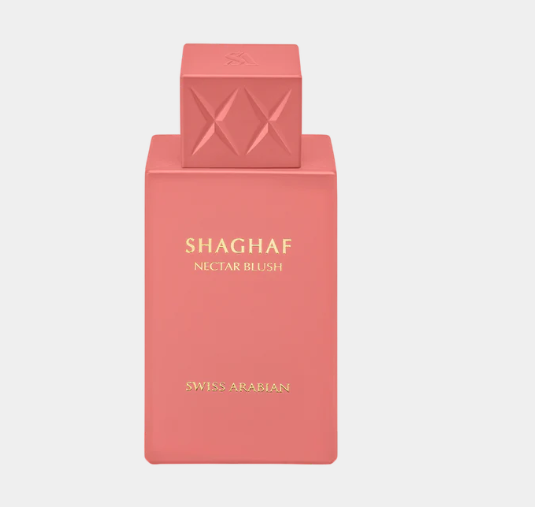 Shaghaf Nectar Blush 75ml Eau de Parfum pear yuzu apple neroli elderflower gardenia magnolia orange blossom vanilla tonka peru balsam