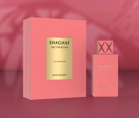 Shaghaf Nectar Blush 75ml Eau de Parfum pear yuzu apple neroli elderflower gardenia magnolia orange blossom vanilla tonka peru balsam