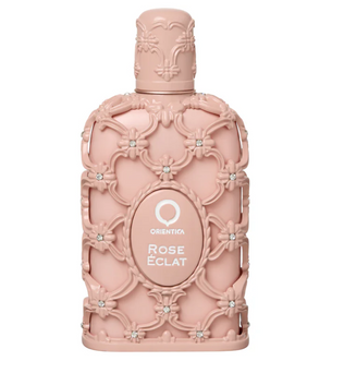 Rose Éclat by Orientica Luxury Collection 80ml Eau de Parfum bergamot peach blossom grapefruit rose peony violet musk benzoin amber
