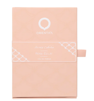 Rose Éclat by Orientica Luxury Collection 80ml Eau de Parfum bergamot peach blossom grapefruit rose peony violet musk benzoin amber