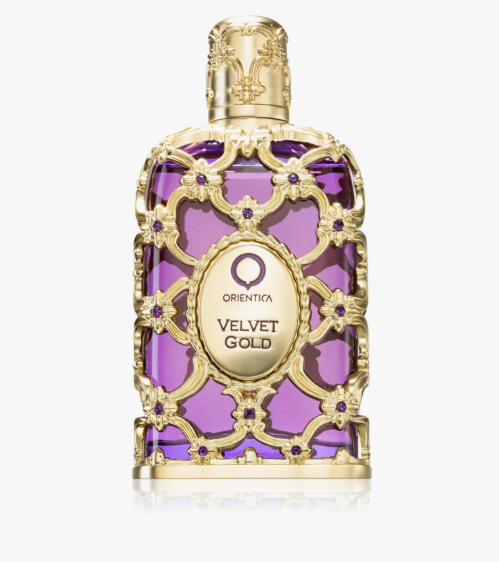 Velvet Gold by Orientica Luxury Collection 80ml Eau de Parfum caramel violet pink pepper powdery rose patchouli musk vanilla
