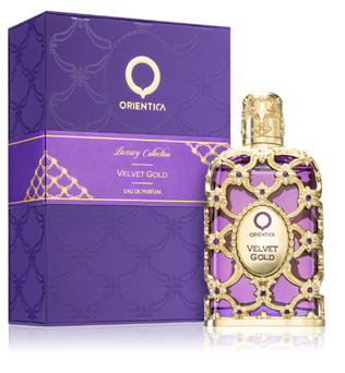 Velvet Gold by Orientica Luxury Collection 80ml Eau de Parfum caramel violet pink pepper powdery rose patchouli musk vanilla