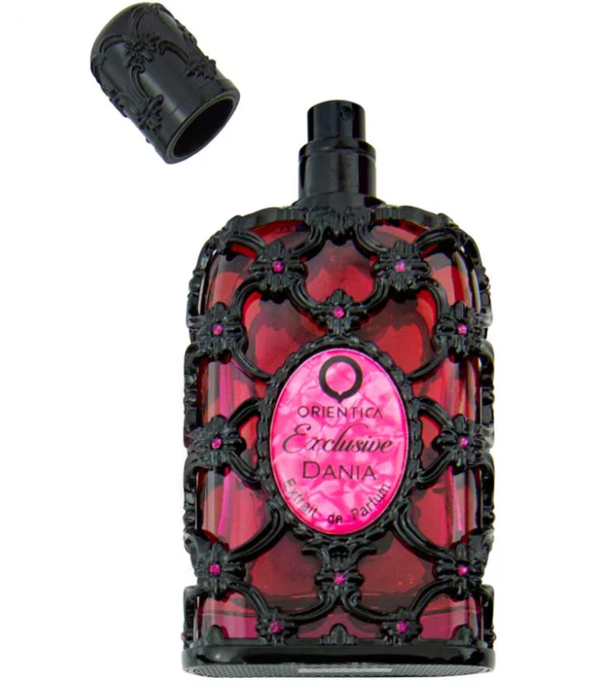 Dania by Orientica Luxury Collection 80ml Extrait de Parfum orange gardenia peach tuberose coconut vanilla sandlewood amber benzoin cedarwood