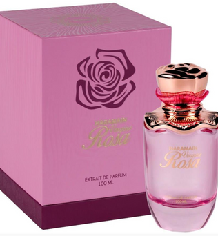 Vergine Rosa 100ml Extrait De Parfum Rose Woody Patchouli Coconut caramel white florals sandalwood warm powdery amber