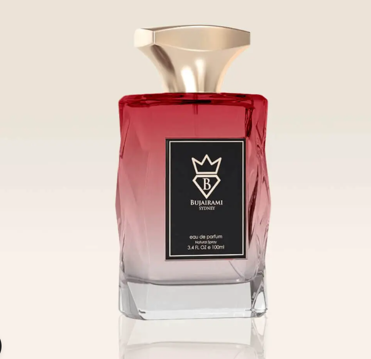 Bujairami Boujee 100ml Eau de Parfum litchi bergamot ginger peony rose cacao patchouli