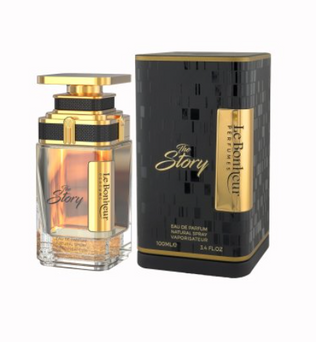 The Story by Le Bonheur 100ml Eau de Parfum olibanum aloe grapefruit coconut violet vetiver amber tonka vanilla cedarwood patchouli