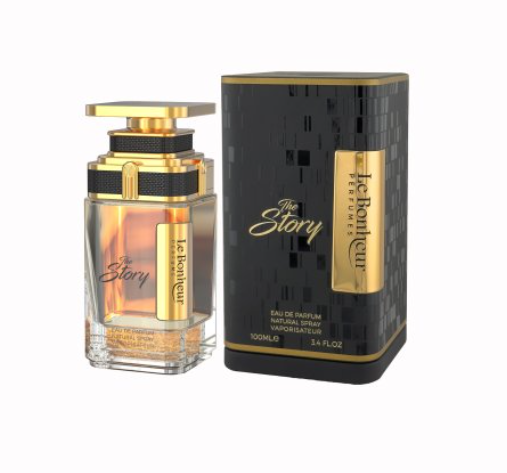 The Story by Le Bonheur 100ml Eau de Parfum olibanum aloe grapefruit coconut violet vetiver amber tonka vanilla cedarwood patchouli