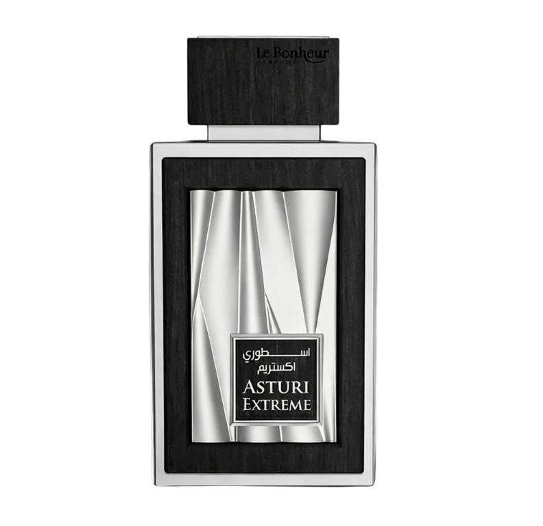 Asturi Extreme 100ml Eau de Parfum pink pepper cardamom citrus lavender patchouli ambrox vanilla vetiver dry woods