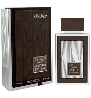 Asturi Extreme 100ml Eau de Parfum pink pepper cardamom citrus lavender patchouli ambrox vanilla vetiver dry woods