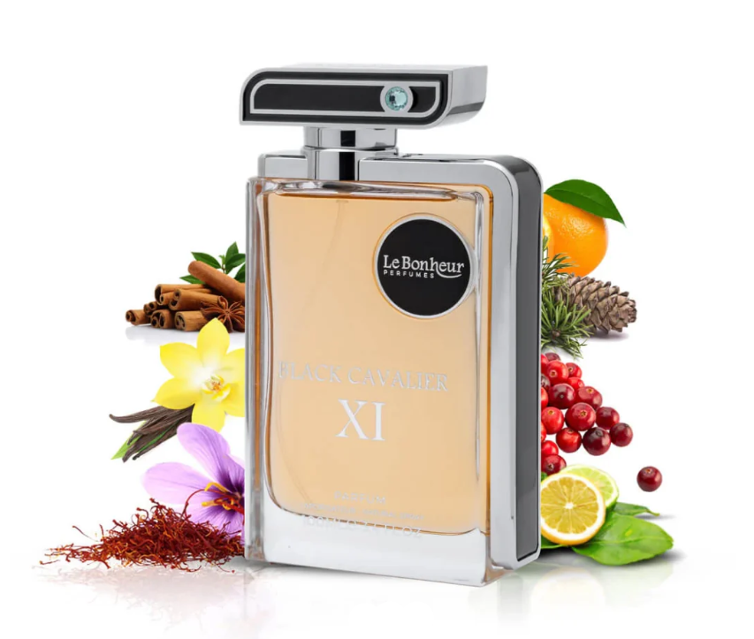 Black Cavalier XI 100ml Eau de Parfum saffron orange mint cardamom thyme lavender cinnamon tonka patchouli vanilla oakmoss amber