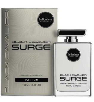 Black Cavalier Surge 100ml Eau de Parfum citrus ginger neroli frankincense tea guaic wood amber