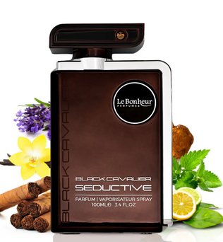 Black Cavalier Seductive 100ml Eau de Parfum aromatic amber vanilla patchouli tobacco