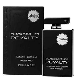Black Cavalier Royalty by Le Bonheur 100ml Eau de Parfum bergamot lavender leather patchouli ginger amber vetiver