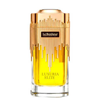 Luxuria Elite by Le Bonheur 100ml Eau de Parfum citrus nutmeg pink pepper cardamom saffron orris leather aromatic