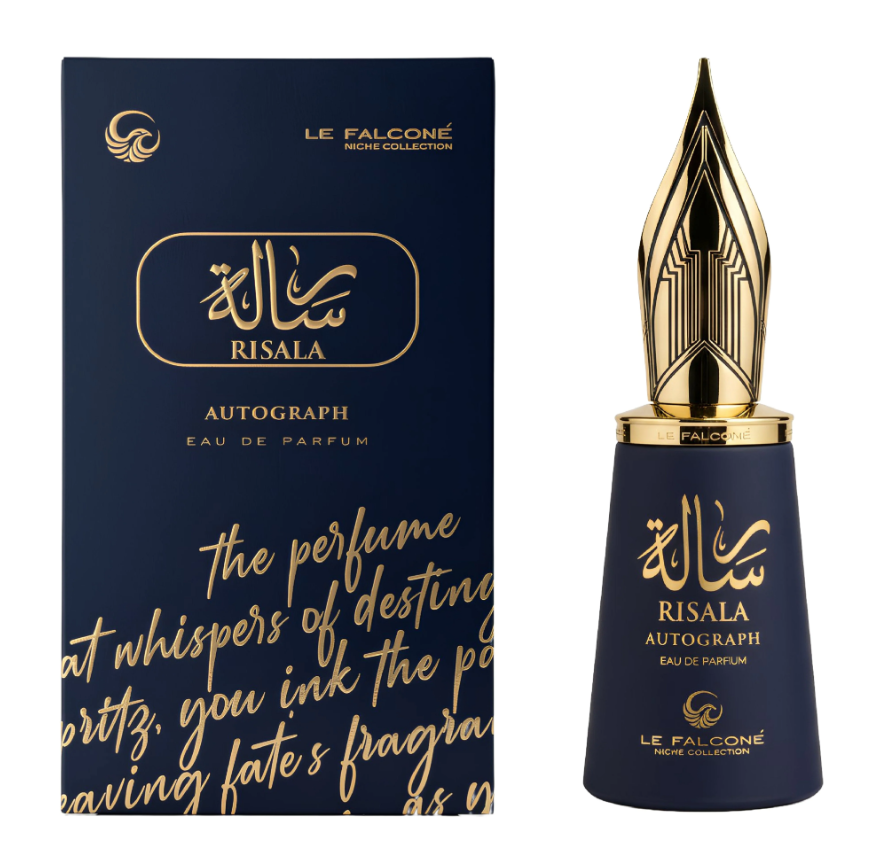 Risala Autograph 100ml Eau de Parfum citrus blackcurrent apple thyme pink pepper oakmoss labdanum orange blossom lily coconut cedar ambergris moss leather amber mate tonka