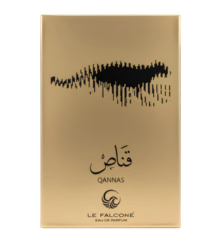 Qannas 90ml Eau de Parfum apple lavender cinnamon bergamot orange blossom lily of the valley vanilla tonka amber patchouli