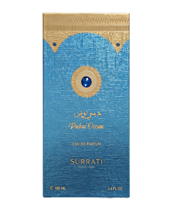 Dubai Ocean Eau de Parfum 100ml Fresh Aquatic, Floral Warm Resin Unisex Fragrance
