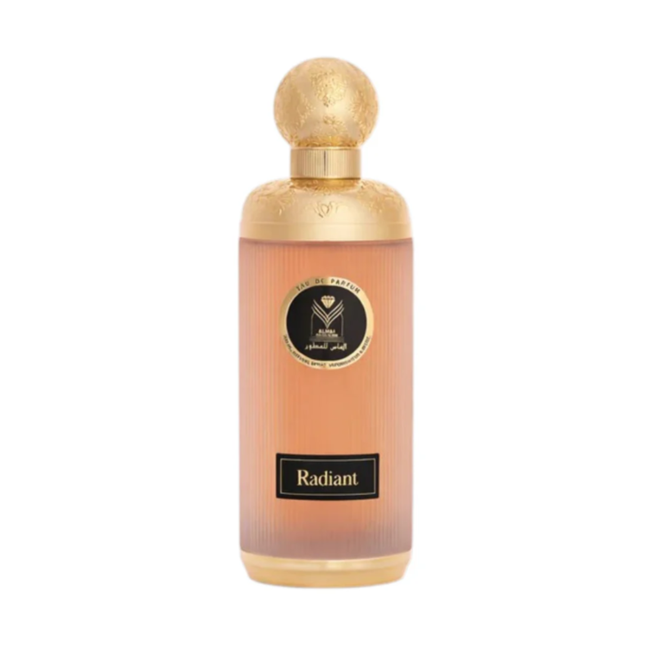 Radiant by Almas 200ml Eau De Parfum pineapple mandarin red fruit freesia jasmine amber hinoki cedarwood